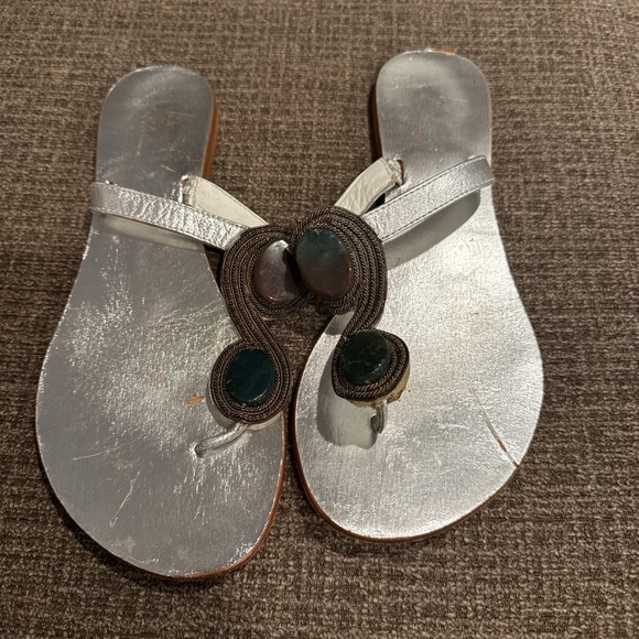 Shoes - Silver Women's Sandals